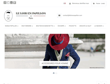Tablet Screenshot of leloirenpapillon.com